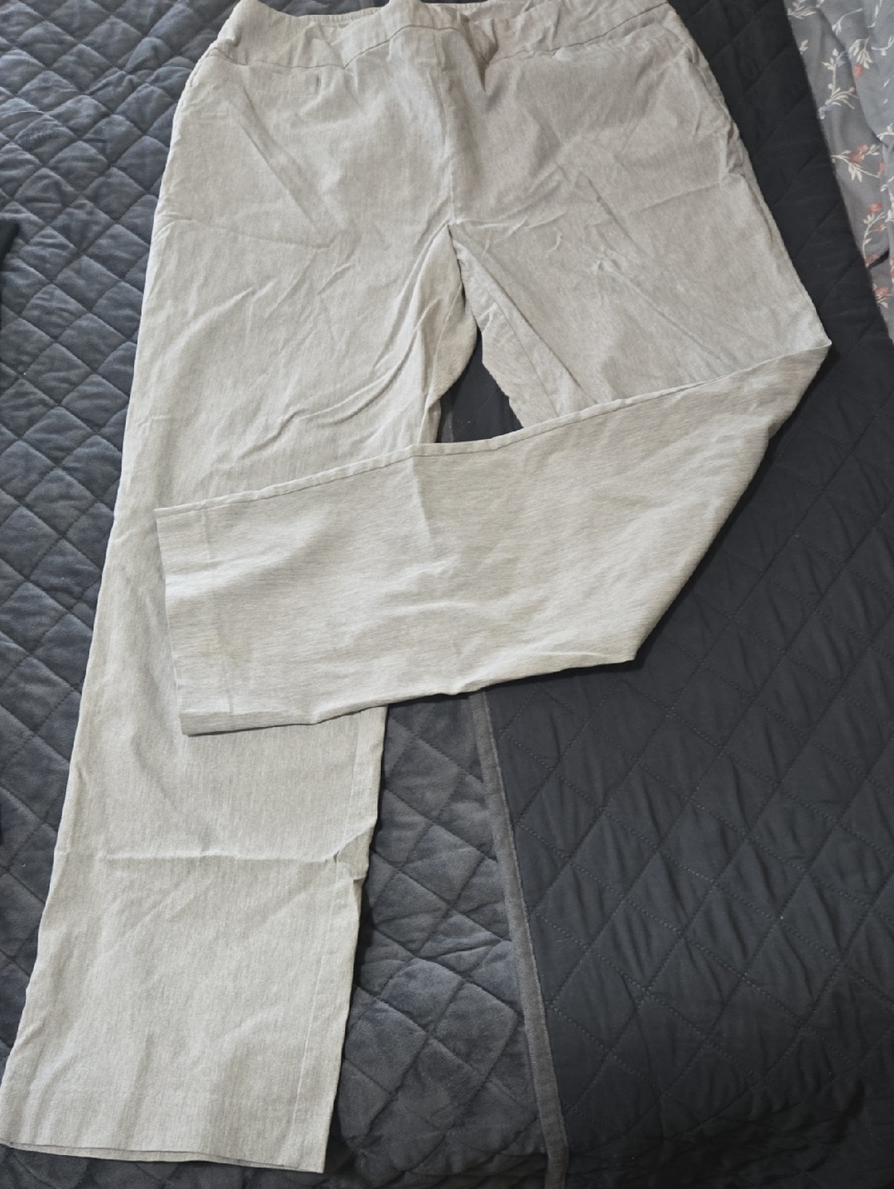 Kim Rogers Men's Straight-Leg Chinos in Light Gray